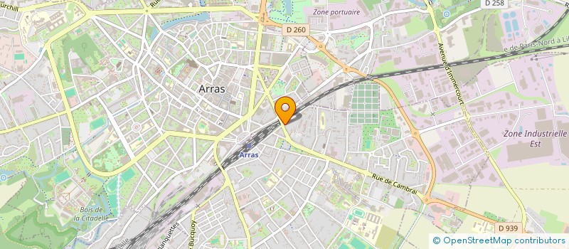 localisation de l'entreprise MONSIEUR JACQUES DROMART à ARRAS
