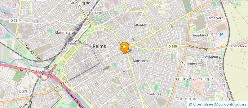 localisation de l'entreprise MONSIEUR JACQUES DRON  REIMS