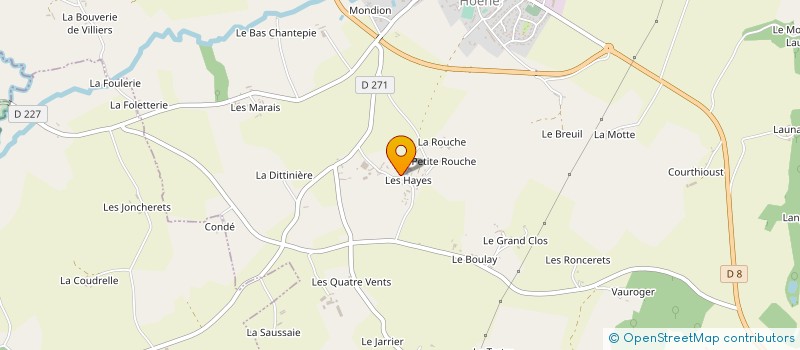 localisation de l'entreprise MONSIEUR JACQUES DRONEAU à BAZOCHES-SUR-HOENE