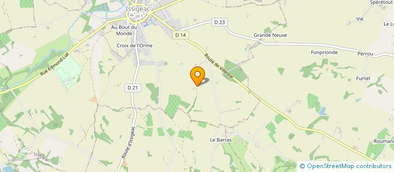 localisation de l'entreprise MONSIEUR JACQUES DROUARD à ISSIGEAC