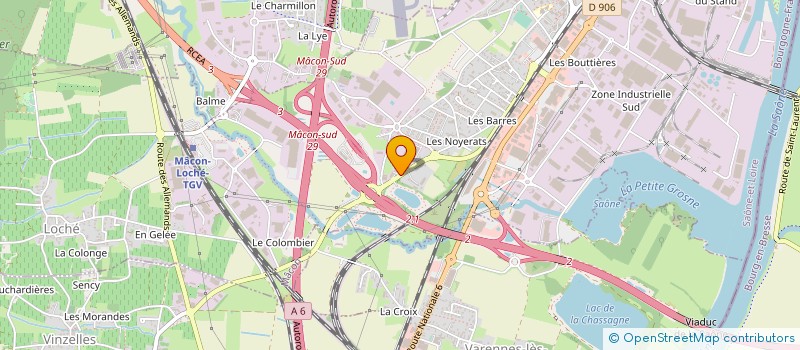 localisation de l'entreprise MONSIEUR JACQUES DROUET  MACON