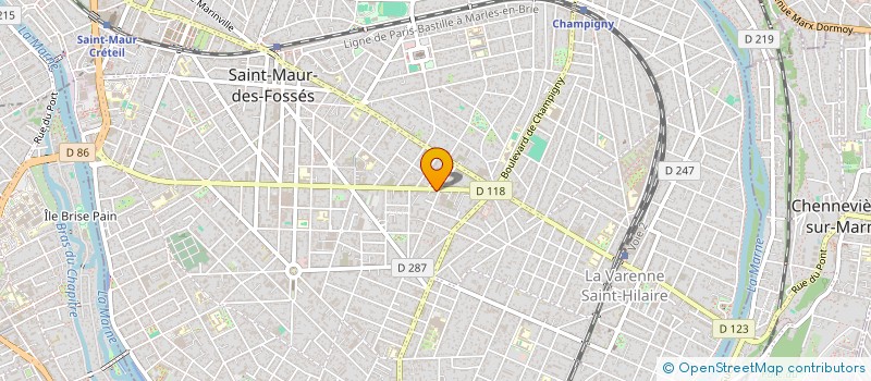 localisation de l'entreprise MONSIEUR JACQUES DRUON à SAINT-MAUR-DES-FOSSES