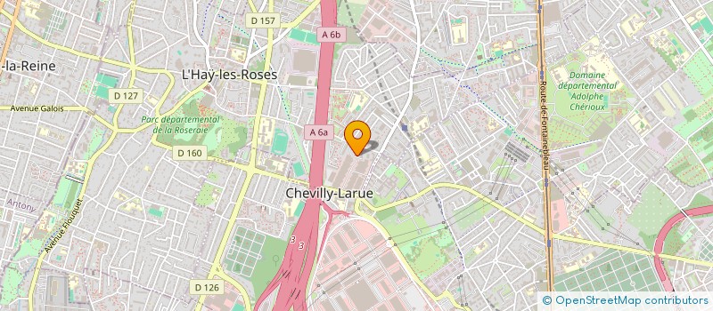 localisation de l'entreprise MONSIEUR JACQUES DUBLET  L'HAY-LES-ROSES