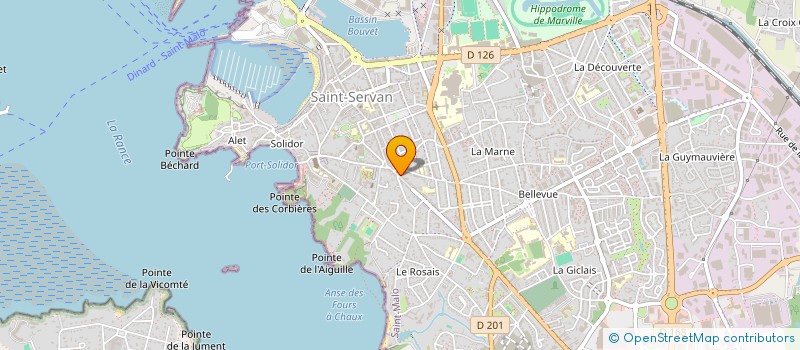 localisation de l'entreprise MONSIEUR JACQUES DUBOIS  SAINT-MALO