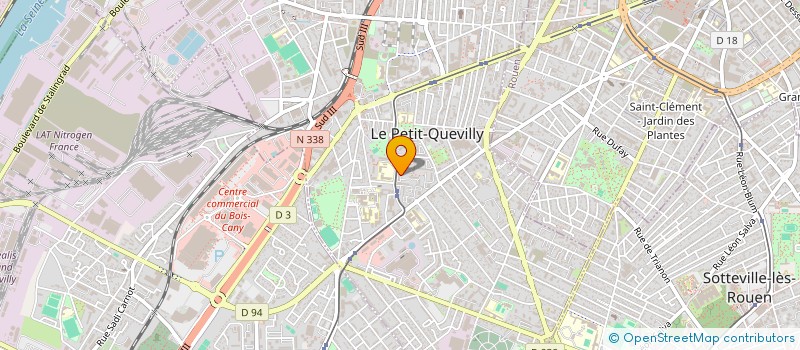 localisation de l'entreprise MONSIEUR JACQUES DUBOSC à LE PETIT-QUEVILLY