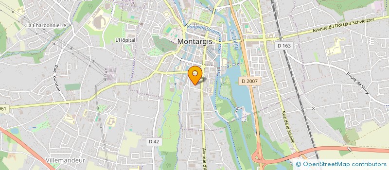 localisation de l'entreprise MONSIEUR JACQUES DUBOURG à MONTARGIS