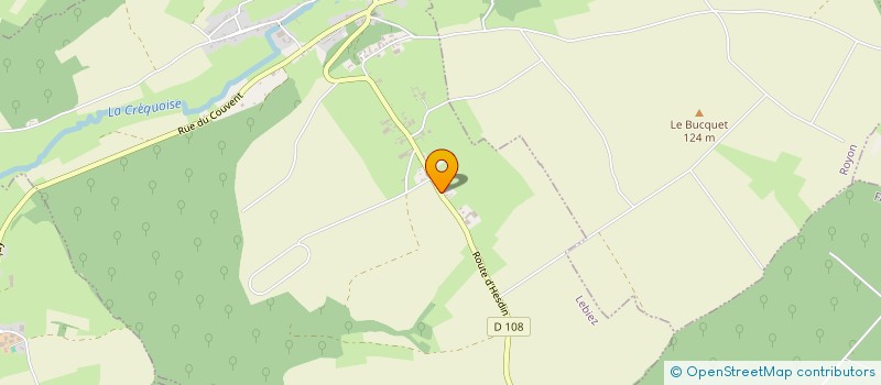 localisation de l'entreprise MONSIEUR JACQUES DUBREUCQ  MARESQUEL-ECQUEMICOURT