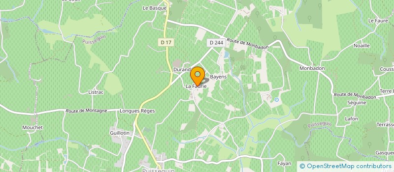 localisation de l'entreprise MONSIEUR JACQUES DUBUC à LUSSAC