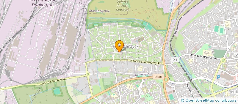 localisation de l'entreprise MONSIEUR JACQUES DUBUIS à DUNKERQUE