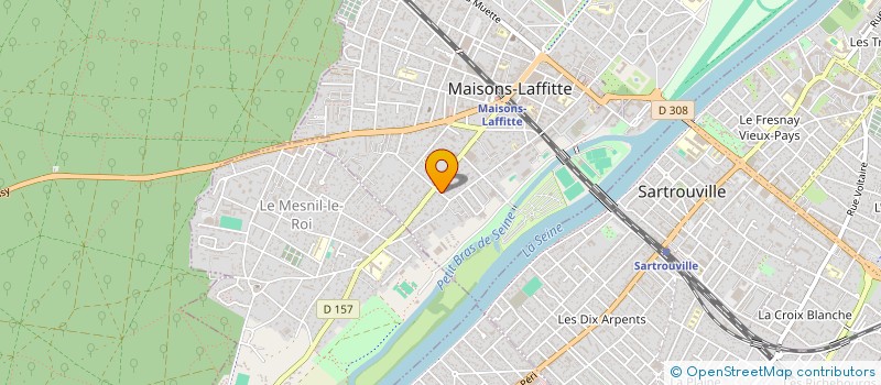 localisation de l'entreprise MONSIEUR JACQUES DUCHAMP à MAISONS-LAFFITTE