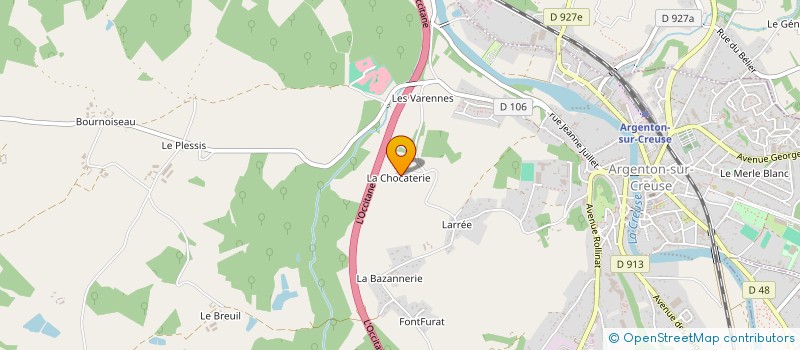 localisation de l'entreprise MONSIEUR JACQUES DUCHEMIN à ARGENTON-SUR-CREUSE