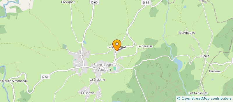 localisation de l'entreprise MONSIEUR JACQUES DUCOULOMBIER  SAINT-LEGER-VAUBAN