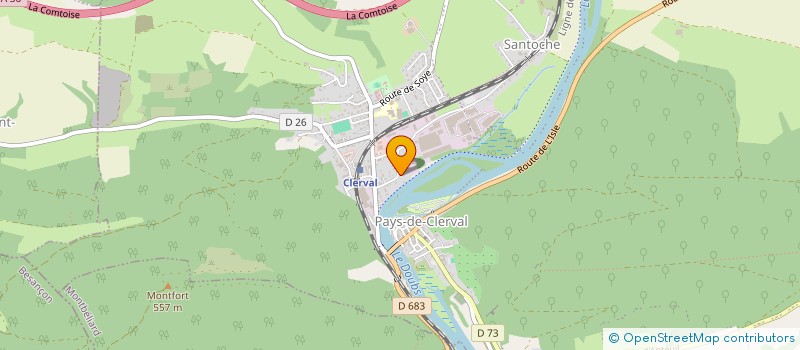 localisation de l'entreprise MONSIEUR JACQUES DUFFING  PAYS-DE-CLERVAL