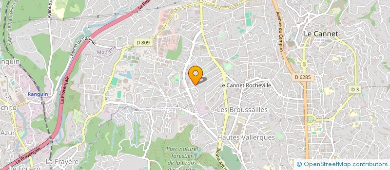 localisation de l'entreprise MONSIEUR JACQUES DUFIES  LA ROQUETTE-SUR-SIAGNE