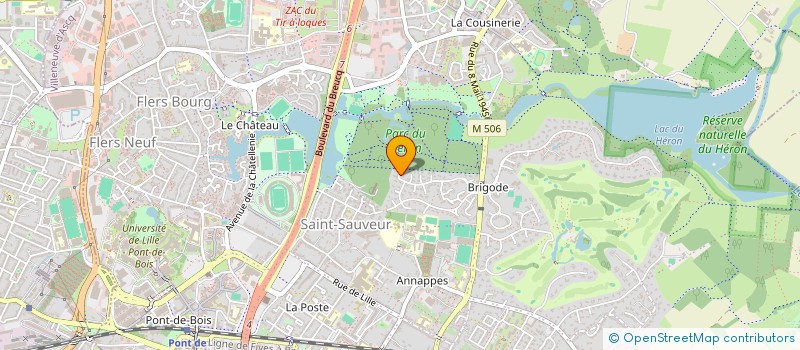 localisation de l'entreprise MONSIEUR JACQUES DUHAMEL  VILLENEUVE-D'ASCQ