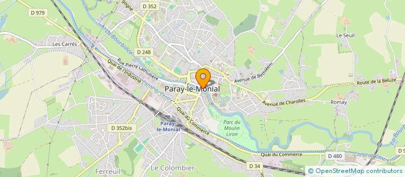 localisation de l'entreprise MONSIEUR JACQUES DUMAS à PARAY-LE-MONIAL