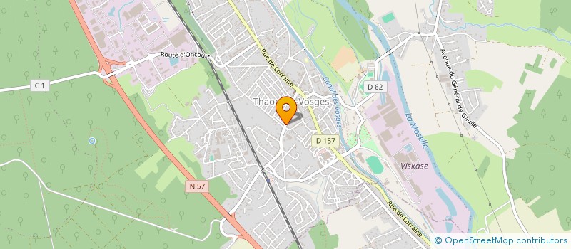 localisation de l'entreprise MONSIEUR JACQUES DUMAS  THAON-LES-VOSGES