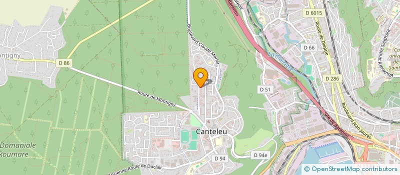 localisation de l'entreprise MONSIEUR JACQUES DUMONT à CANTELEU