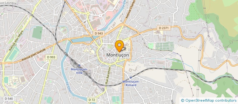 localisation de l'entreprise MONSIEUR JACQUES DUMONTET à MONTLUCON