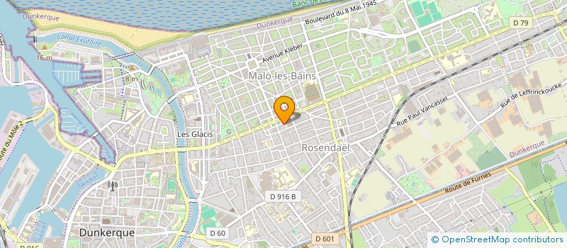 localisation de l'entreprise MONSIEUR JACQUES DUPIRE  DUNKERQUE