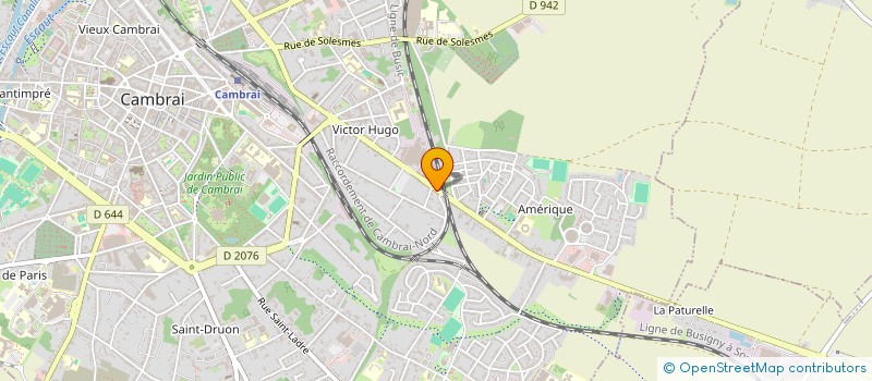 localisation de l'entreprise MONSIEUR JACQUES DUPONT  CAMBRAI