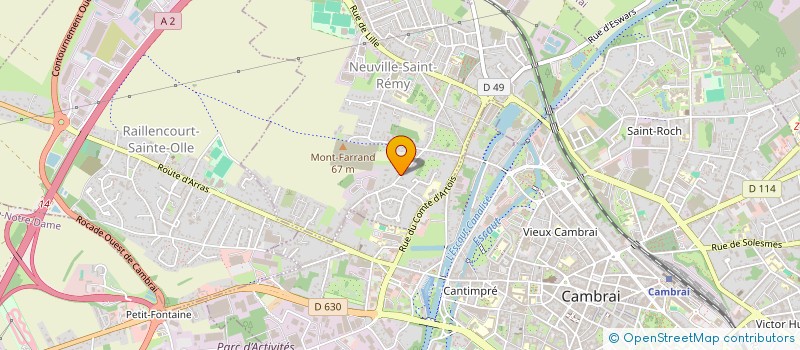 localisation de l'entreprise MONSIEUR JACQUES DUPONT  NEUVILLE-SAINT-REMY