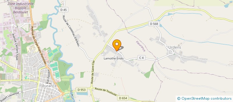 localisation de l'entreprise MONSIEUR JACQUES DUPUY  FLEURANCE