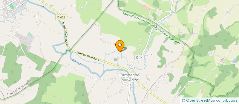 localisation de l'entreprise MONSIEUR JACQUES DUPUY à CAMPAGNE-SUR-ARIZE