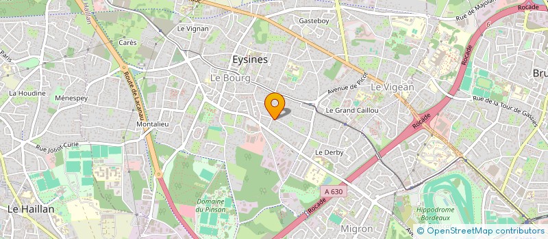 localisation de l'entreprise MONSIEUR JACQUES DUPUYDENUS à EYSINES