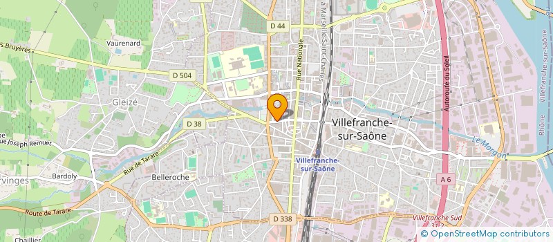 localisation de l'entreprise MONSIEUR JACQUES DURAFOUR à VILLEFRANCHE-SUR-SAONE