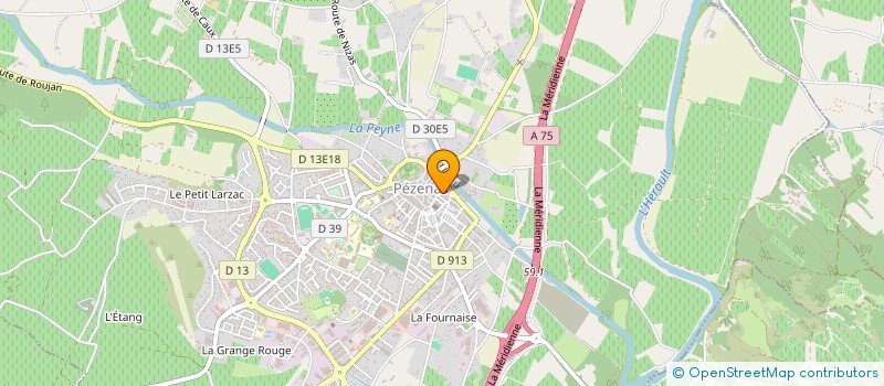 localisation de l'entreprise MONSIEUR JACQUES DURAND  PEZENAS