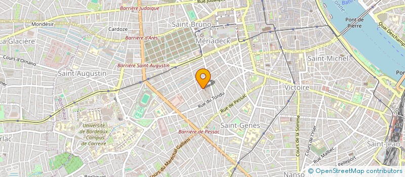 localisation de l'entreprise MONSIEUR JACQUES DURAND à BORDEAUX