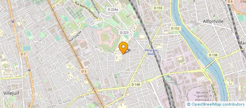 localisation de l'entreprise MONSIEUR JACQUES DURU  VITRY-SUR-SEINE