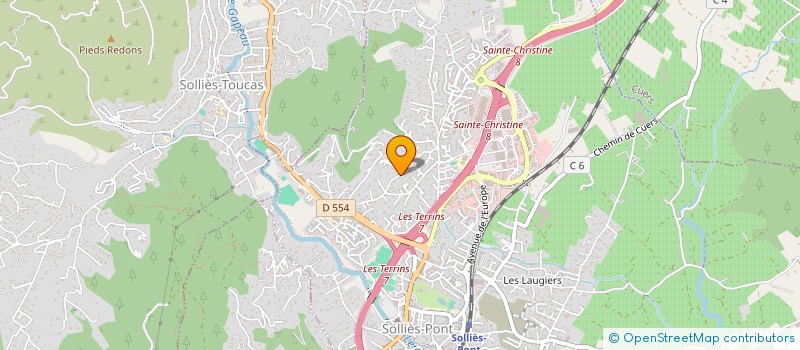 localisation de l'entreprise MONSIEUR JACQUES DUSSART  SOLLIES-PONT