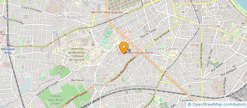 localisation de l'entreprise MONSIEUR JACQUES DUTREUILH à BORDEAUX
