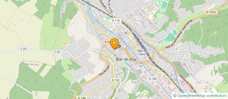localisation de l'entreprise MONSIEUR JACQUES DUTRIEZ à BAR-LE-DUC