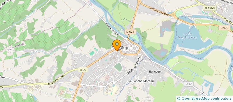 localisation de l'entreprise MONSIEUR JACQUES DUVIL  SAINT-AIGNAN