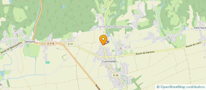 localisation de l'entreprise MONSIEUR JACQUES ECUYER  PORTE-DES-BONNEVAUX