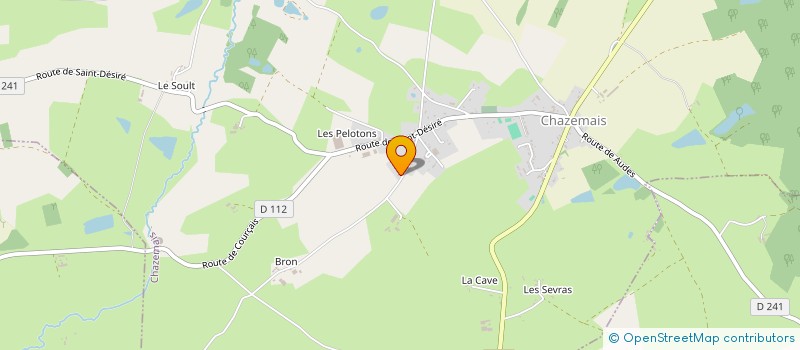localisation de l'entreprise MONSIEUR JACQUES EMERY  CHAZEMAIS