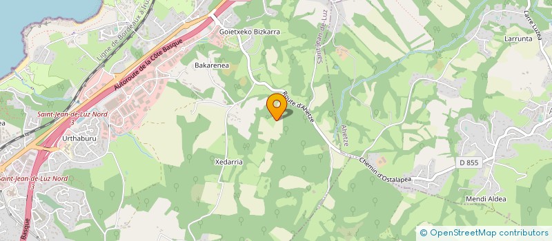 localisation de l'entreprise MONSIEUR JACQUES ERCILBENGOA  SAINT-JEAN-DE-LUZ