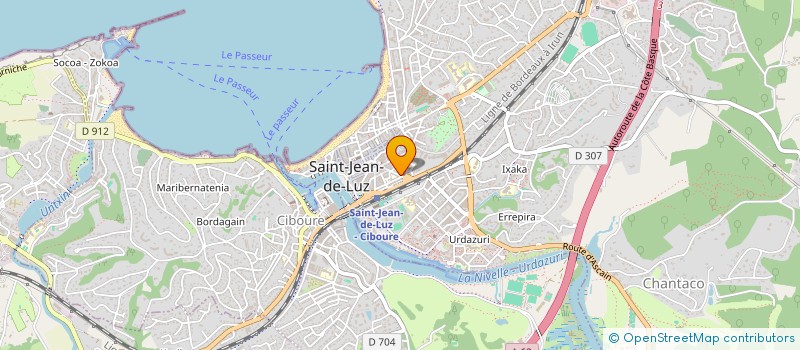 localisation de l'entreprise MONSIEUR JACQUES ERRANDONEA  SAINT-JEAN-DE-LUZ