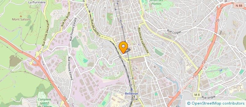 localisation de l'entreprise MONSIEUR JACQUES ESCOFFIER  SAINT-ETIENNE