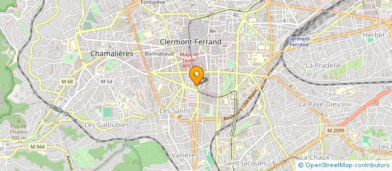 localisation de l'entreprise MONSIEUR JACQUES ESTEVE  CLERMONT-FERRAND