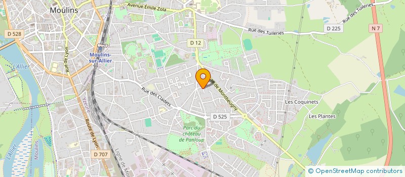 localisation de l'entreprise MONSIEUR JACQUES ESTEVES  YZEURE