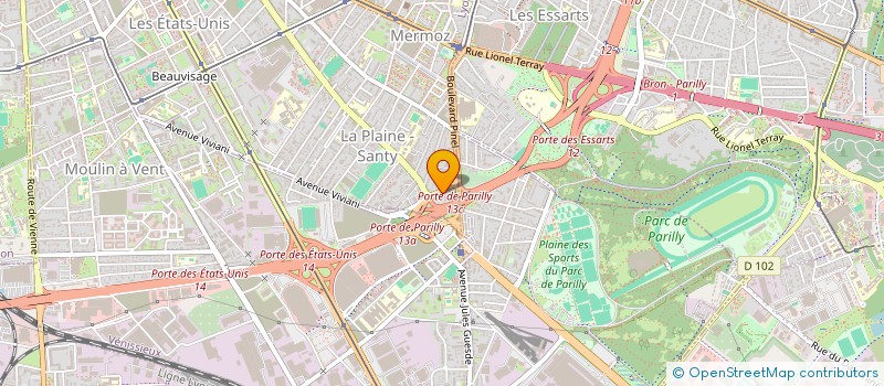 localisation de l'entreprise MONSIEUR JACQUES-ETIENNE DE JULLIEN DE VILLENEUVE  LYON