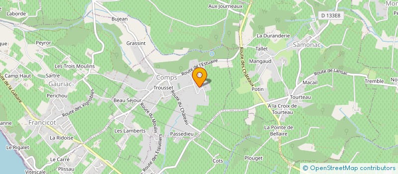 localisation de l'entreprise MONSIEUR JACQUES EYMAS à BOURG