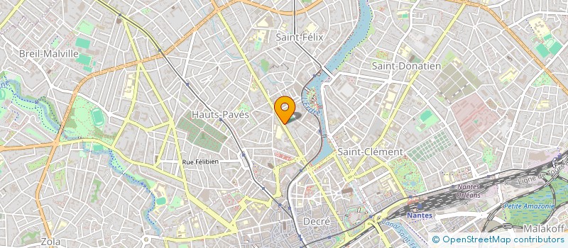 localisation de l'entreprise MONSIEUR JACQUES FAIVRE à NANTES