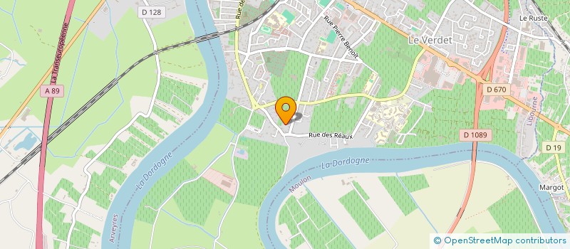 localisation de l'entreprise MONSIEUR JACQUES FALIGON  LIBOURNE