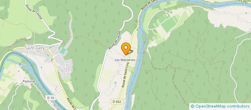 localisation de l'entreprise MONSIEUR JACQUES FAMERY  SAINT GERY-VERS