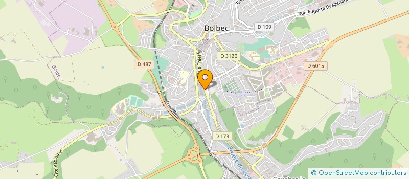 localisation de l'entreprise MONSIEUR JACQUES FARGIER  BOLBEC